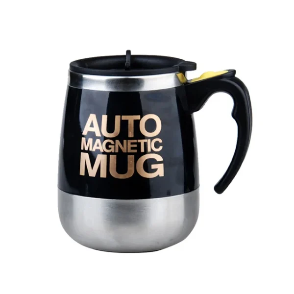 Auto Magnetic Mug, Automatic Stirring Coffee Mug โ Rechargeable 400ML Stainless Steel Self-Mixing Cup - Image 3
