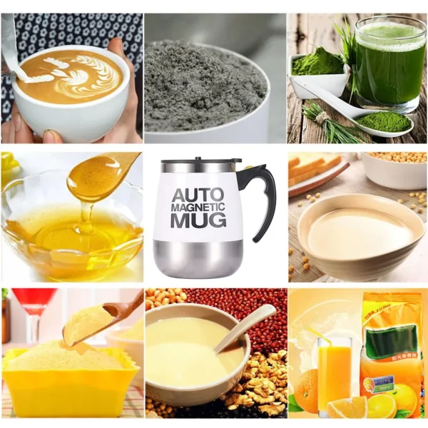 auto-magnetic-mug-400ml-coffee-milk-mix-cups-304-stainless-steel-battery-operated-random-color-3 – 8