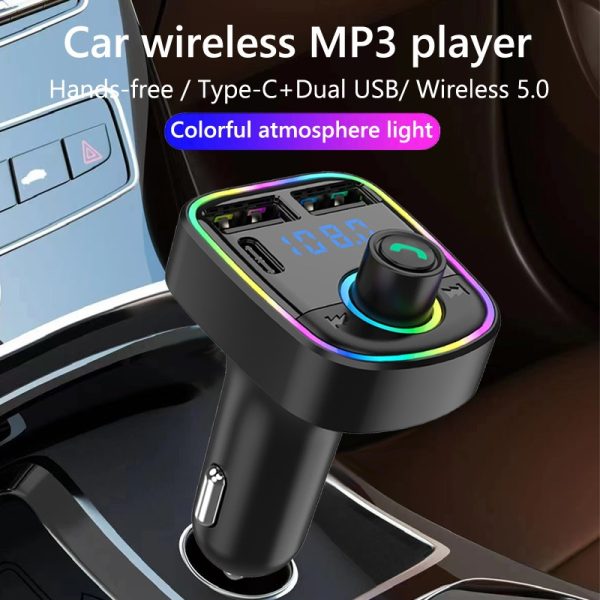 c1-car-mp3-player-car-wireless-fm-transmitter-car-mp3-modulator-car-accessories – 1