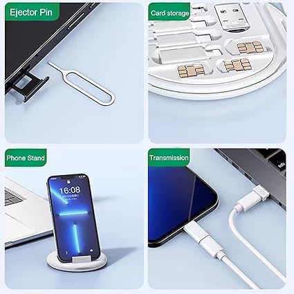 multifunctional-data-cable-set-60w-fast-charging-cable-for-android-iphone-random-color-5 – 5