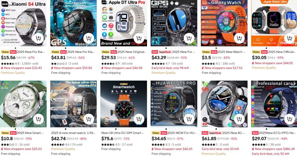 Sports Fitness smartwatch For Huawei Xiaomi