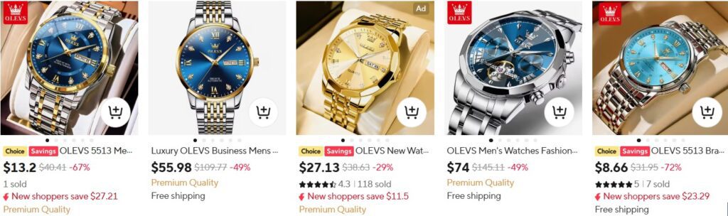 Brand Original Quartz Watch for Men Women