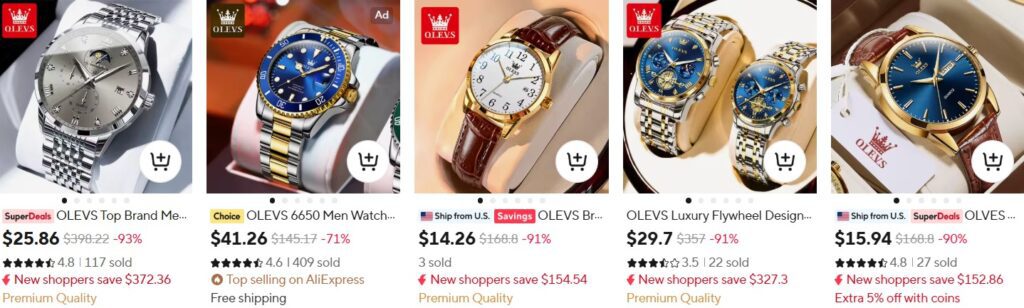 Diamond Roman Scale Waterproof Wristwatch