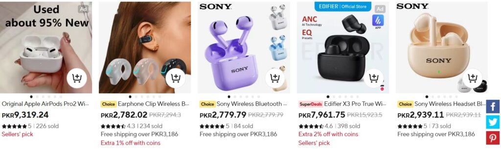 Realfit F4 Mini ANC Bluetooth Earphones