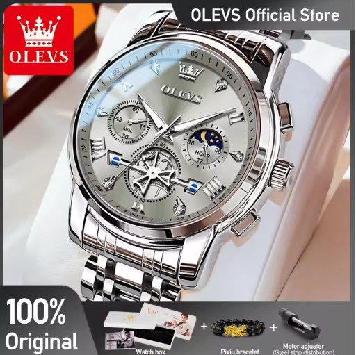 OLEVS Men’s Chronograph Watch โ Save 95% on a Luxury Timepiece Today! OLEVS Men’s Chronograph Watch โ Save 95% on a Luxury Timepiece Today!