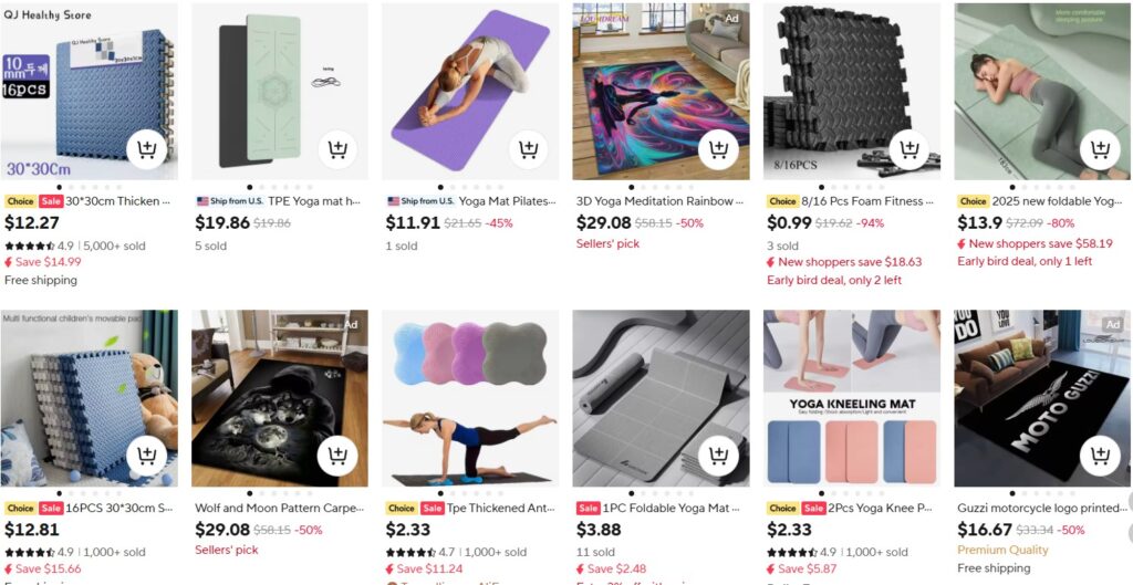 Wet Pocket, Long Tote Yoga Mat 