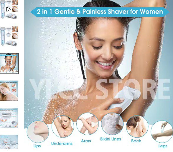 ๐ Two-in-One Womenโs Electric Shaver โ Smooth Skin Anytime, Anywhere - Image 3