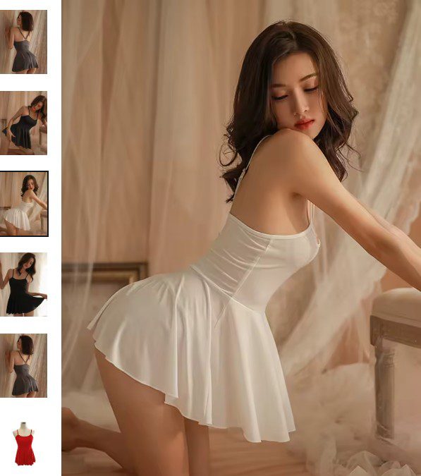 Sexy Women Pleated Micro MINI Dress