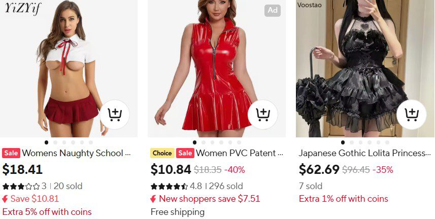 Womens Naughty School Girl Cosplay