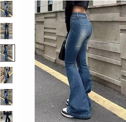 Jeans for Women – 2025 Trendy High Waist Flared Jeans