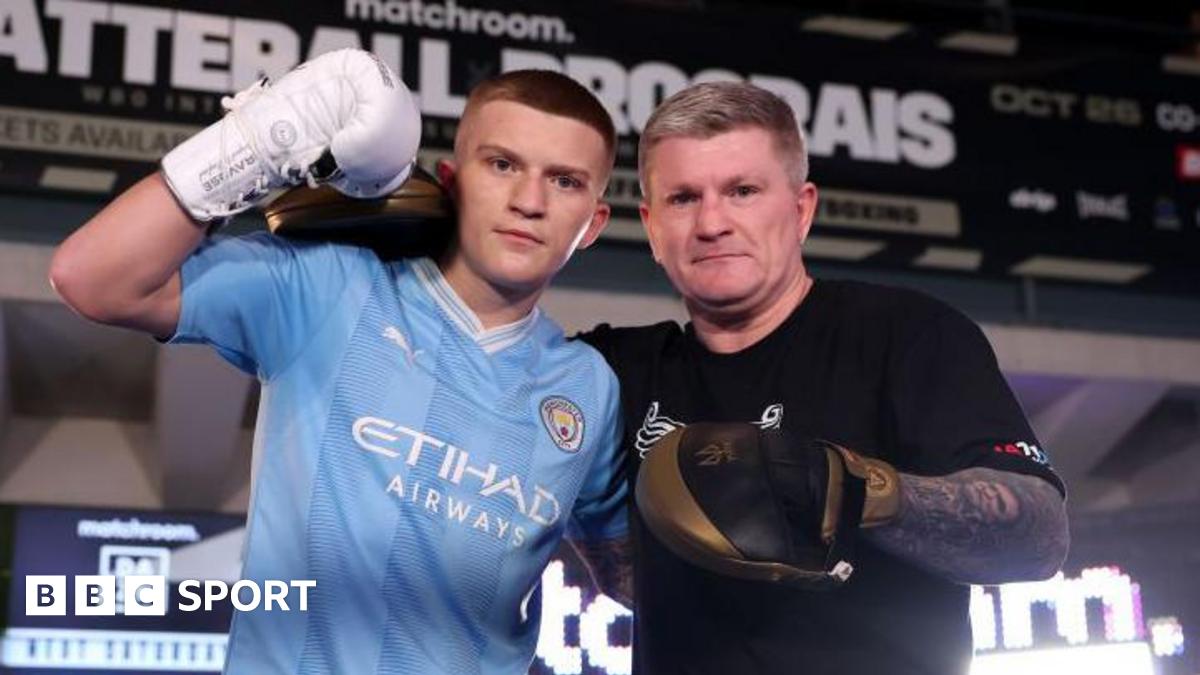 Ricky Hatton: Son Campbell pays tribute to father