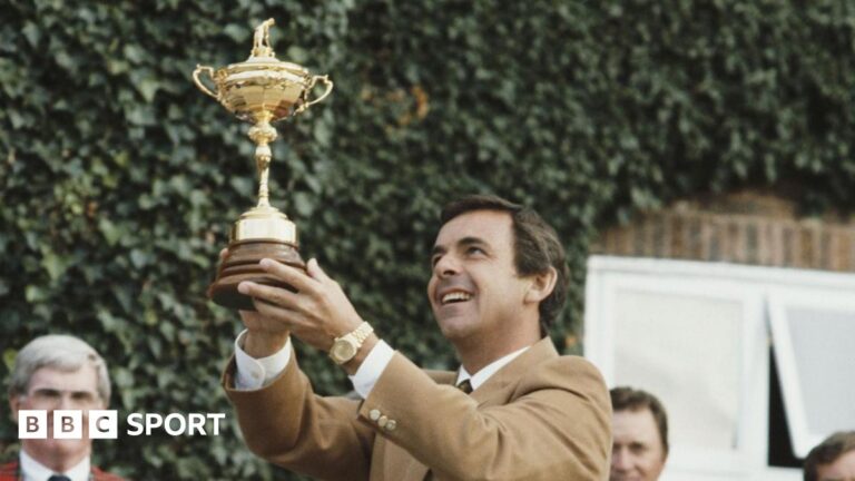 Ryder Cup: How Tony Jacklin led Europe to first win 40 years ago