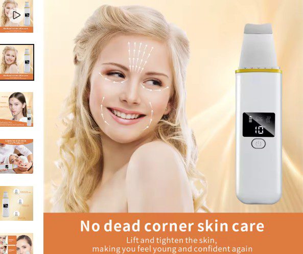 Ultrasonic Skin Scrubber โ Deep Cleaning Facial Device (50% OFF) - Image 3