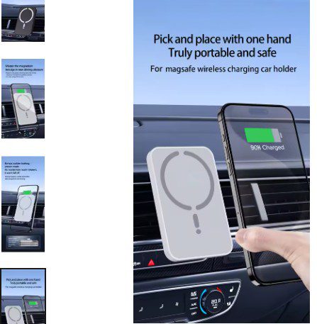 15W MagSafe Car Wireless Charger for iPhone (12–16 Pro Max) - Image 8