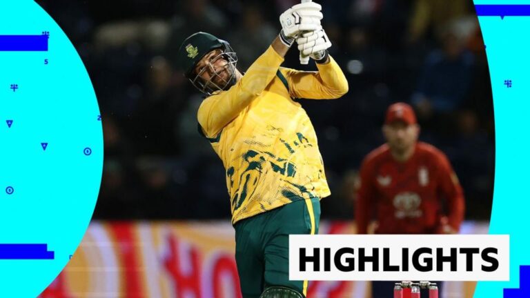 England lose rain-reduced first T20 against South Africa