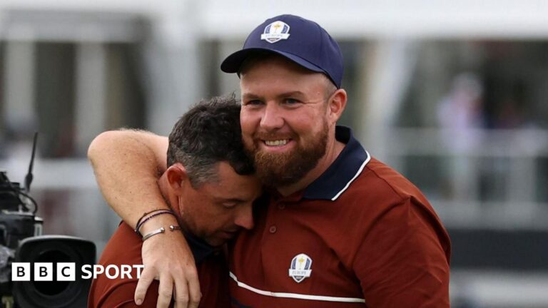 Ryder Cup 2025: Rory McIlroy & Shane Lowry silence New York crowd to lead Europe towards victory