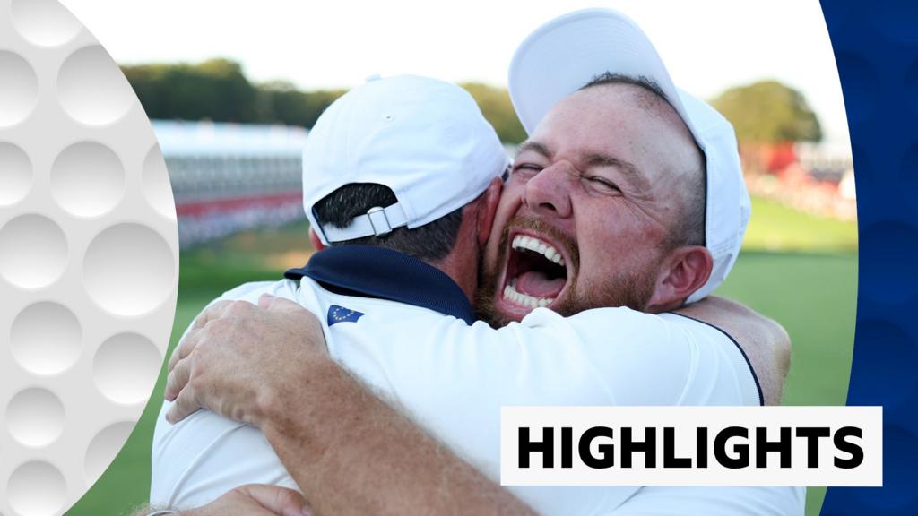 How a dramatic end to the Ryder Cup unfolded