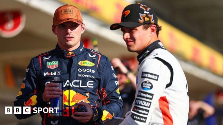 US Grand Prix: Max Verstappen ‘getting in middle of McLaren’s fun’ with Zak Brown set for ‘brutal’ title climax