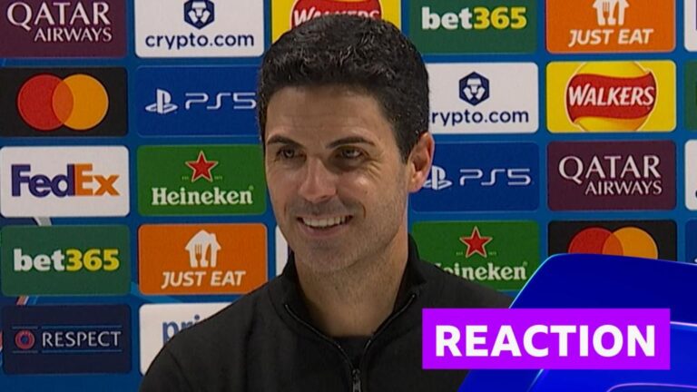 Arsenal 4-0 Atletico Madrid: Mikel Arteta praises Viktor Gyokeres