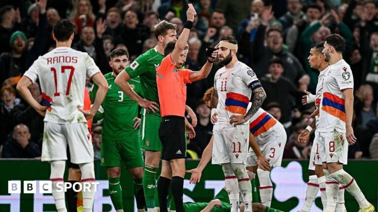 Republic of Ireland 1-0 Armenia: Tigran Barseghyan ‘lost his head’ – Finn Azaz on headbutt