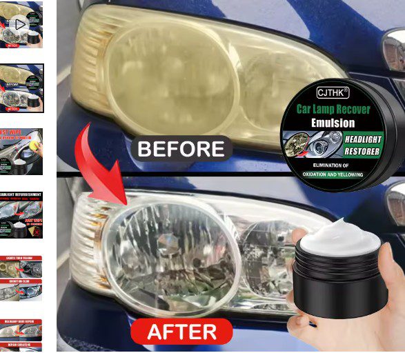 ๐ Car Headlight Restoration Polishing Kit โ Scratch Remover & Headlamp Cleaner - Image 6