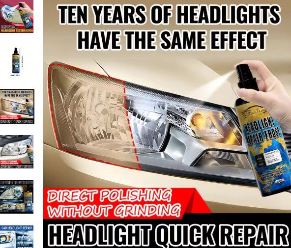 ๐ Car Headlight Restoration Polishing Kit โ Scratch Remover & Headlamp Cleaner - Image 3