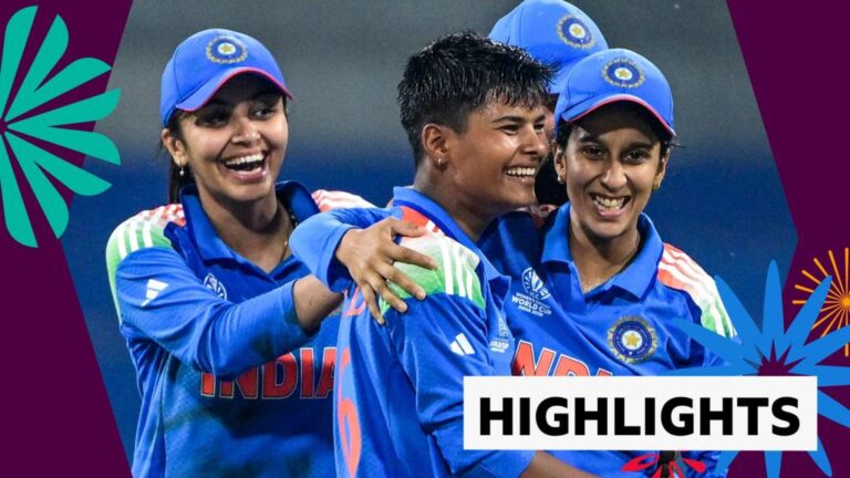 Women’s Cricket World Cup: India vs Pakistan – highlights