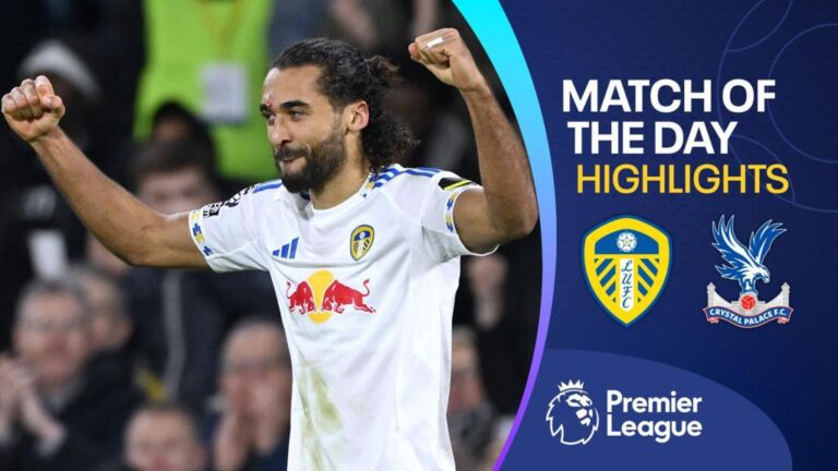 Premier League highlights: Leeds United 4-1 Crystal Palace