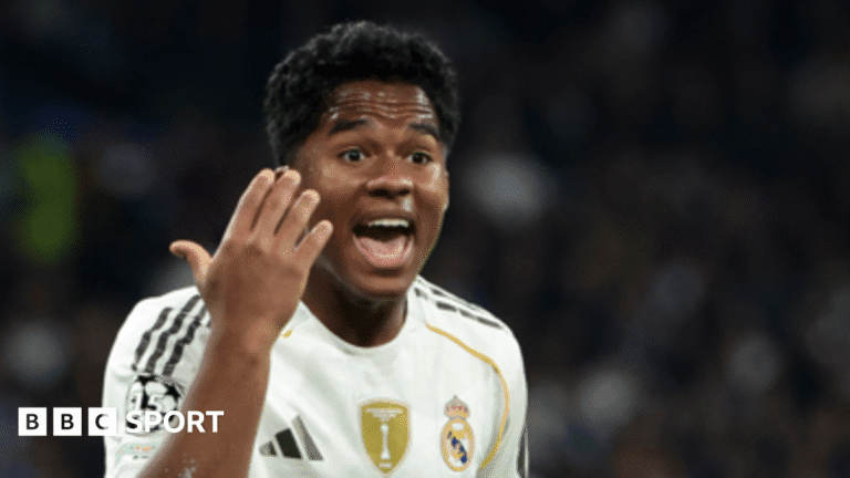 Real Madrid forward Endrick to join Lyon on loan