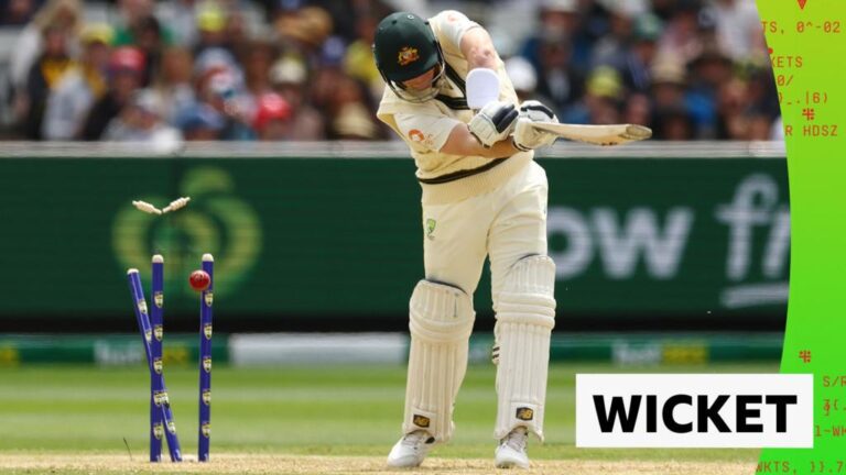 'Absolutely cleans him up!' – Tongue bowls Smith