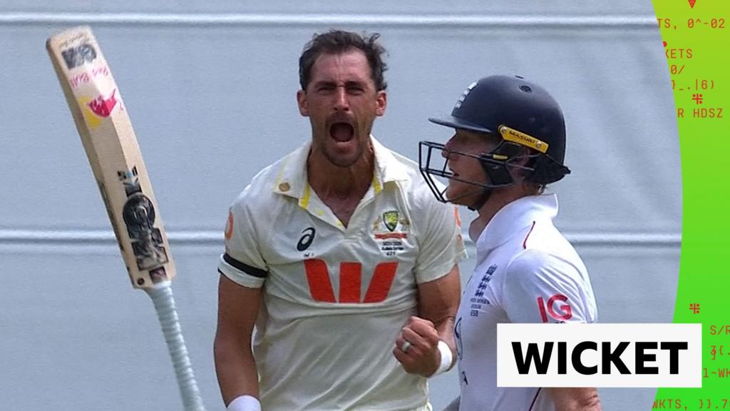 The Ashes 2025 third Test – day three: Australia’s Mitchell Starc bowls England’s Ben Stokes for 83