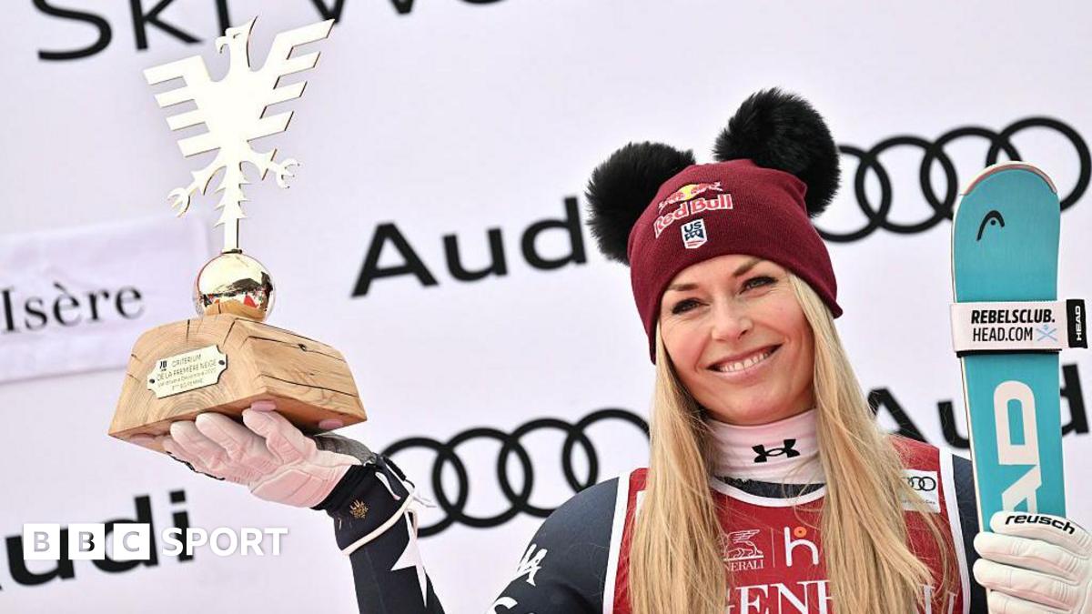 Lindsey Vonn third at Val d’Isere for fourth podium finish in five World Cup races