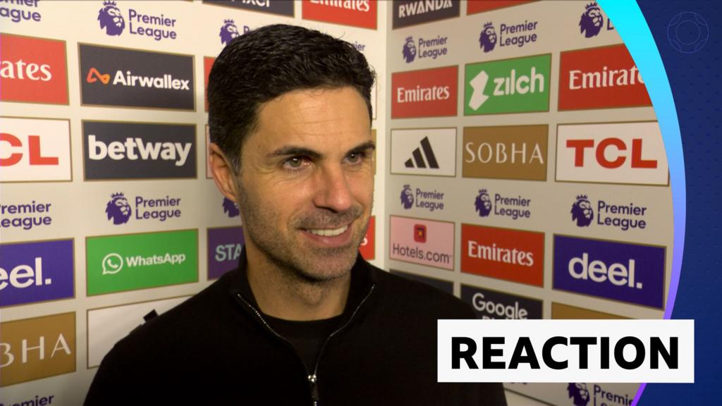Arsenal were outstanding in second half – Arteta