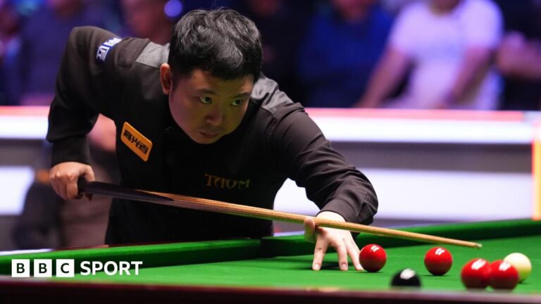 UK Championship: Zhang Anda stuns world champion Zhao Xintong to win all-Chinese contest