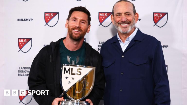 Lionel Messi: Inter Miami forward named MLS Most Valuable Player for second successive season