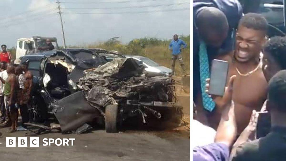 Anthony Joshua: Tributes as two team members die in fatal crash in Nigeria