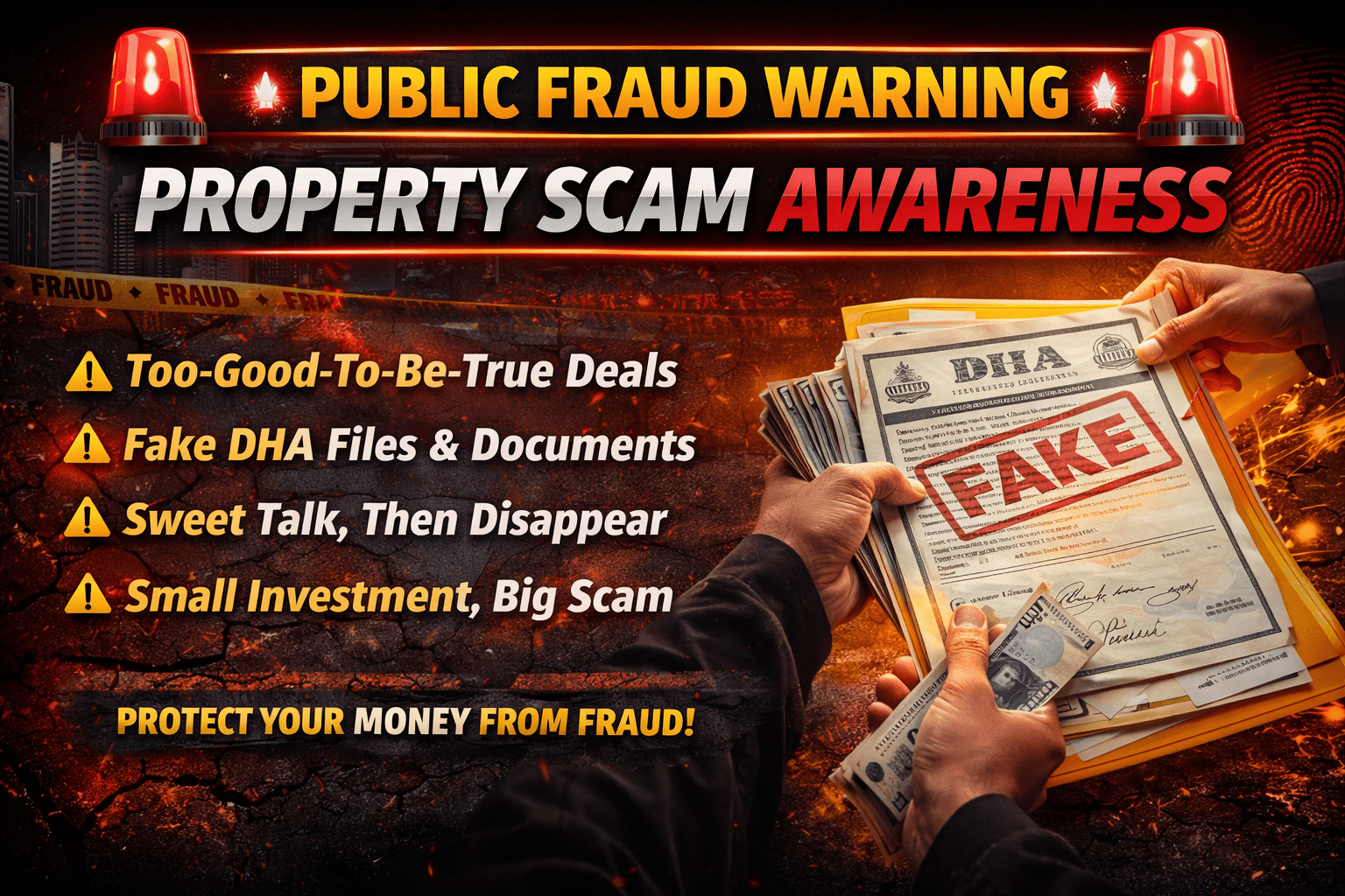 Public Fraud Warning: How Property Scammers Trap Innocent People in Pakistan