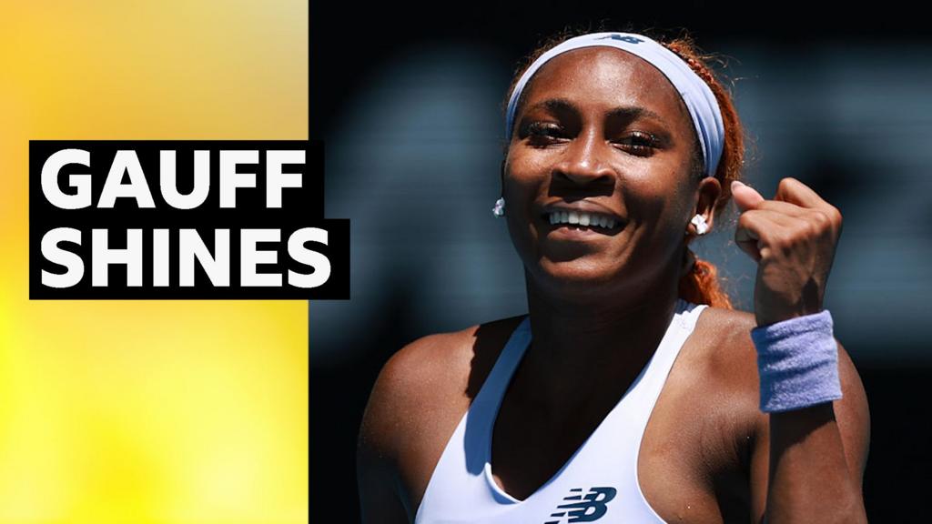 Gauff wins two brilliant points on way through to Australian Open second round