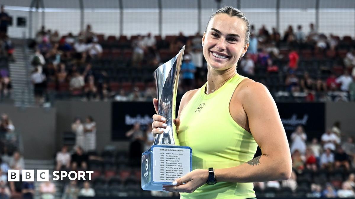 Brisbane International: Aryna Sabalenka beats Marta Kostyuk to win third title