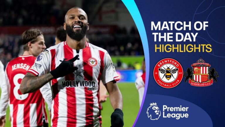 Thiago scores twice as Brentford beat Sunderland