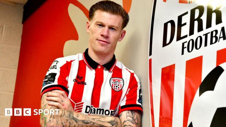 James McClean: Former Republic of Ireland international makes return to Derry City