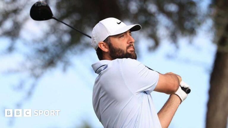 American Express: Teenager Blades Brown and Scottie Scheffler share second-round lead