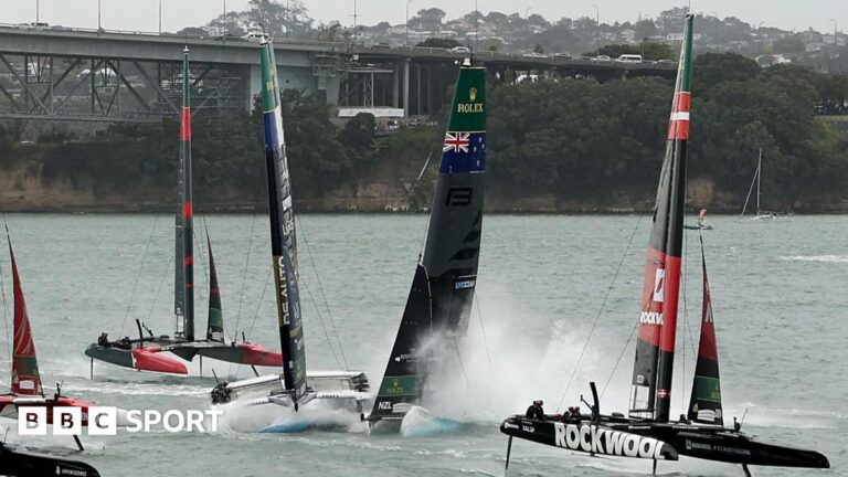 SailGP: Two sailors in stable condition after New Zealand crash with France