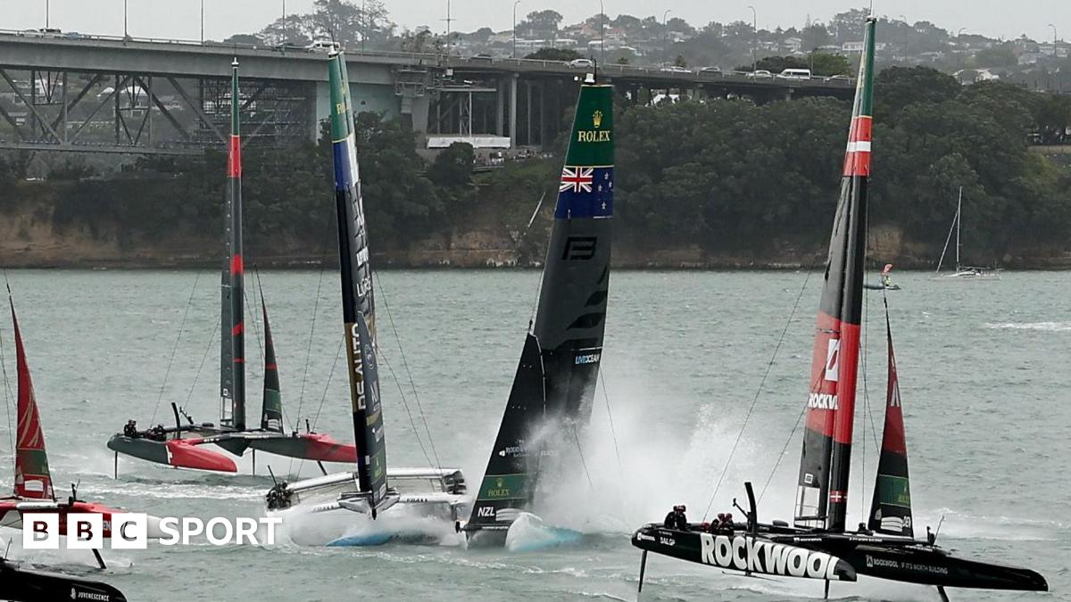 SailGP: Two sailors in stable condition after New Zealand crash with France