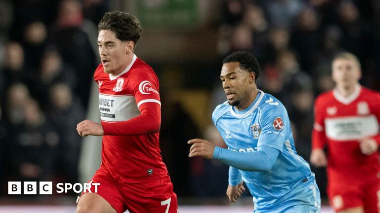 Coventry City v Middlesbrough: Championship’s top two meet in vital game