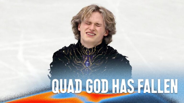 Malinin falls twice as Kazakhstan’s Shaidorov takes gold medal