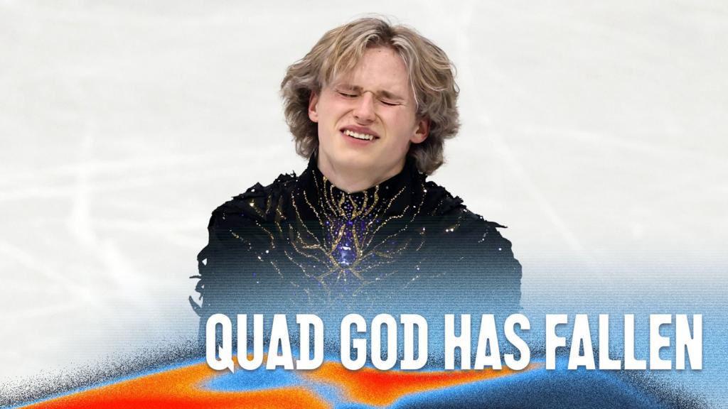 Malinin falls twice as Kazakhstan’s Shaidorov takes gold medal