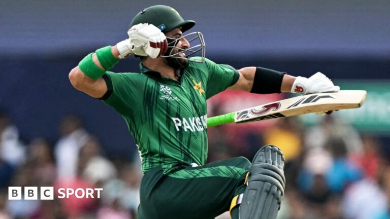 T20 World Cup: Pakistan reach Super 8s by beating Namibia