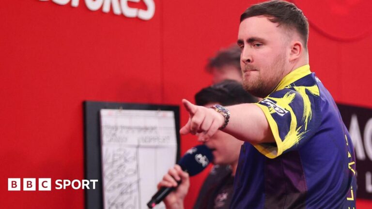 UK Open Darts 2026: Luke Littler beats Danny Noppert to reach semi-finals