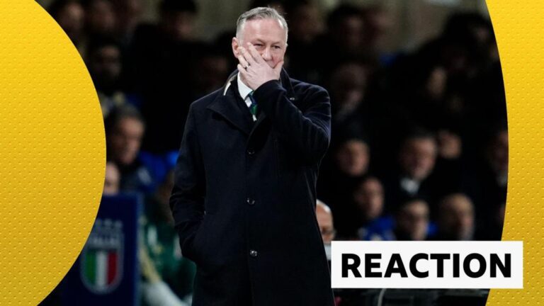 World Cup Play-offs: Northern Ireland lose 2-0 against Italy in Bergamo – Michael O’Neill reaction